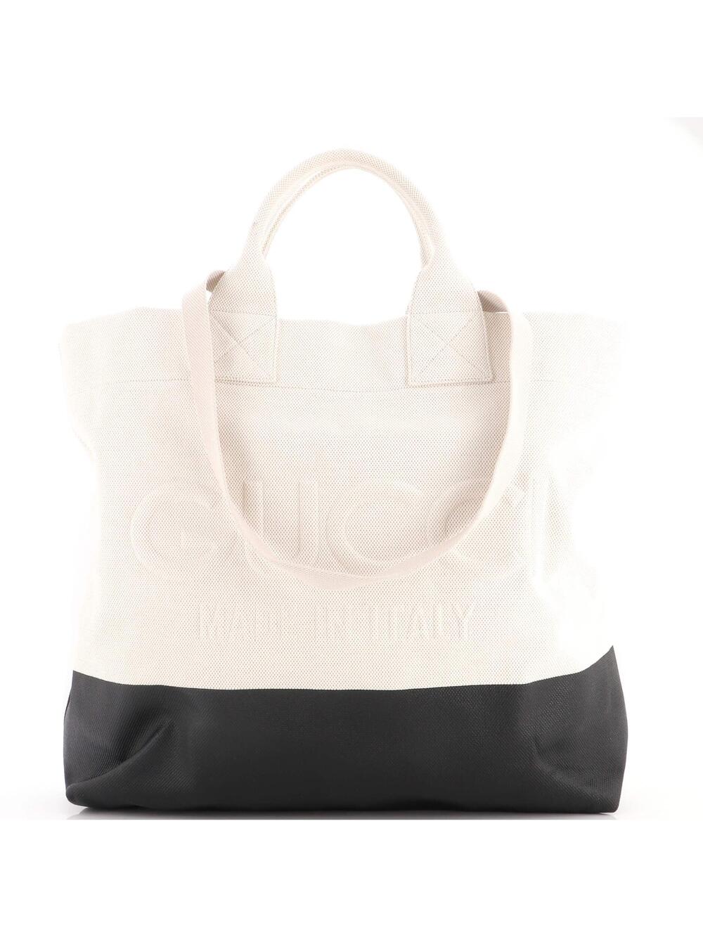 Gucci Logo Embossed Open Tote Canvas #349458G83B